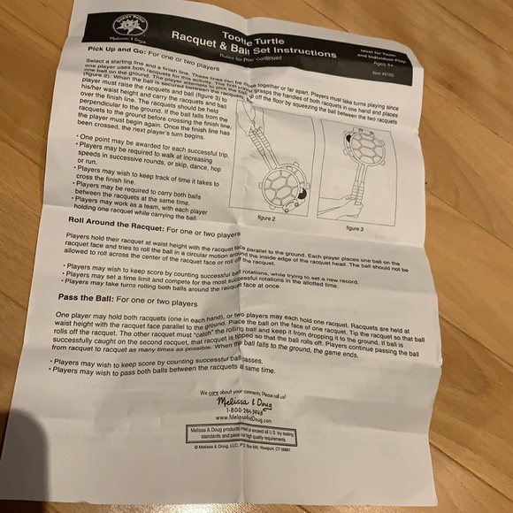 🔥4for$20🔥 Tootle Turtle Racquet & Ball Set - Melissa & Doug - Picture 9 of 16